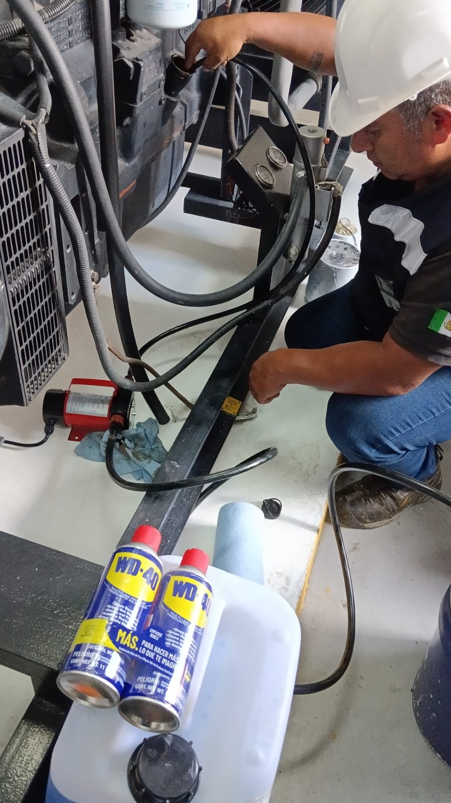 Instalación de planta eléctrica industrial